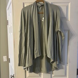 Athleta Soft Grayish/Green Cardigan